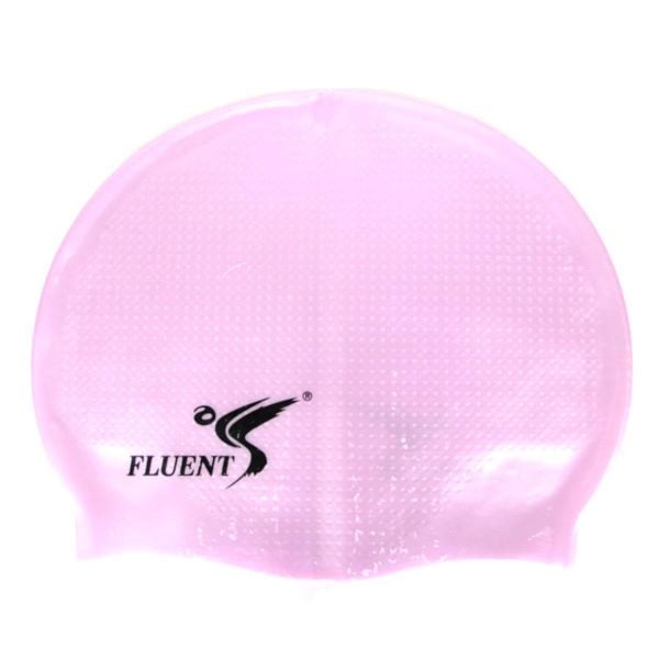 Fluent Çantalı Silikon Swim Cap Yüzücü Bone TURUNCU