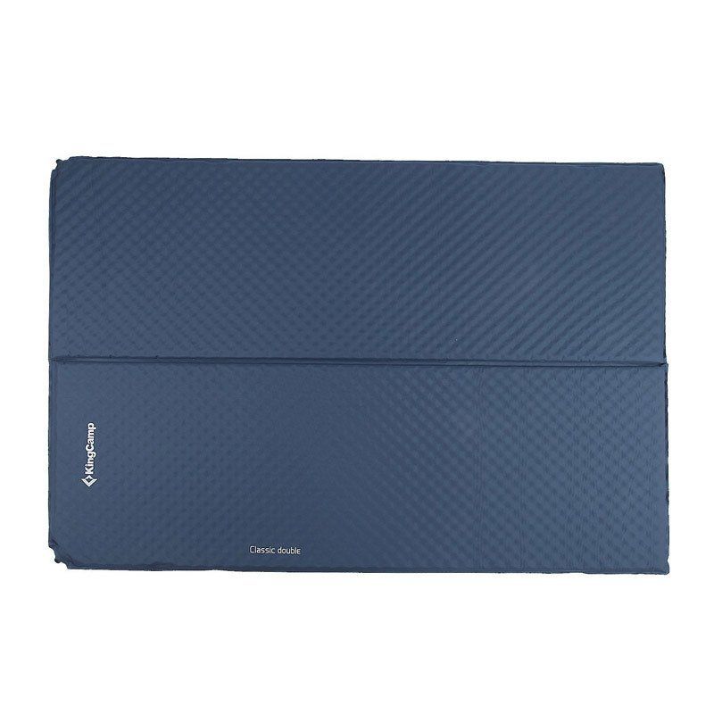 KingCamp Gri Classic Double Şişme Mat 183 × 130 × 3 cm