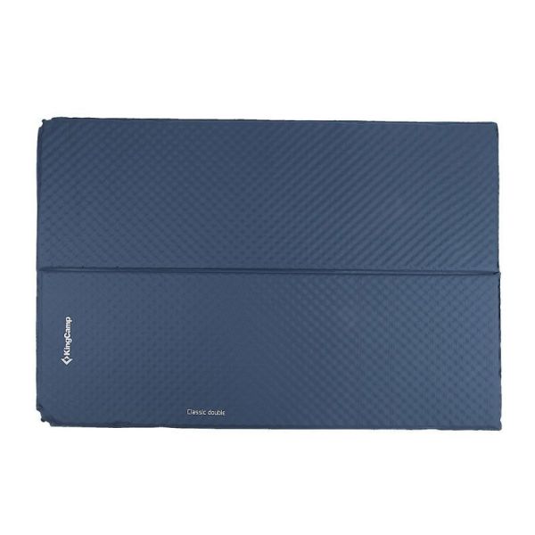 KingCamp Gri Classic Double Şişme Mat 183 × 130 × 3 cm