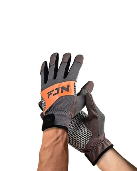 Fujin Pro Angler Trolling Gloves Grey - L/XL