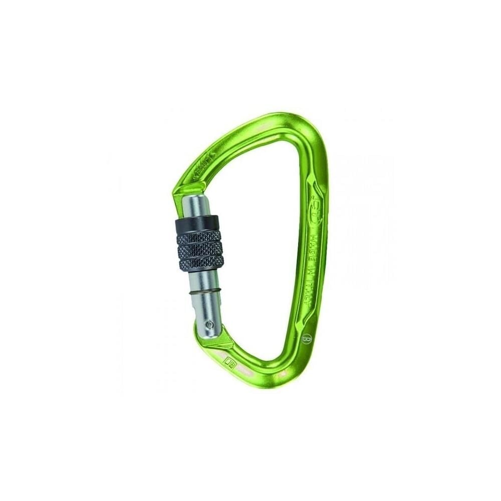 Climbing Technology Kilitli Karabina Lime (Yeşil)