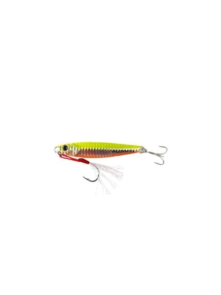 Fujin Jig-X Jigging Jig Yem GOLD PINK ZEBRA GLOW - 40 Gr