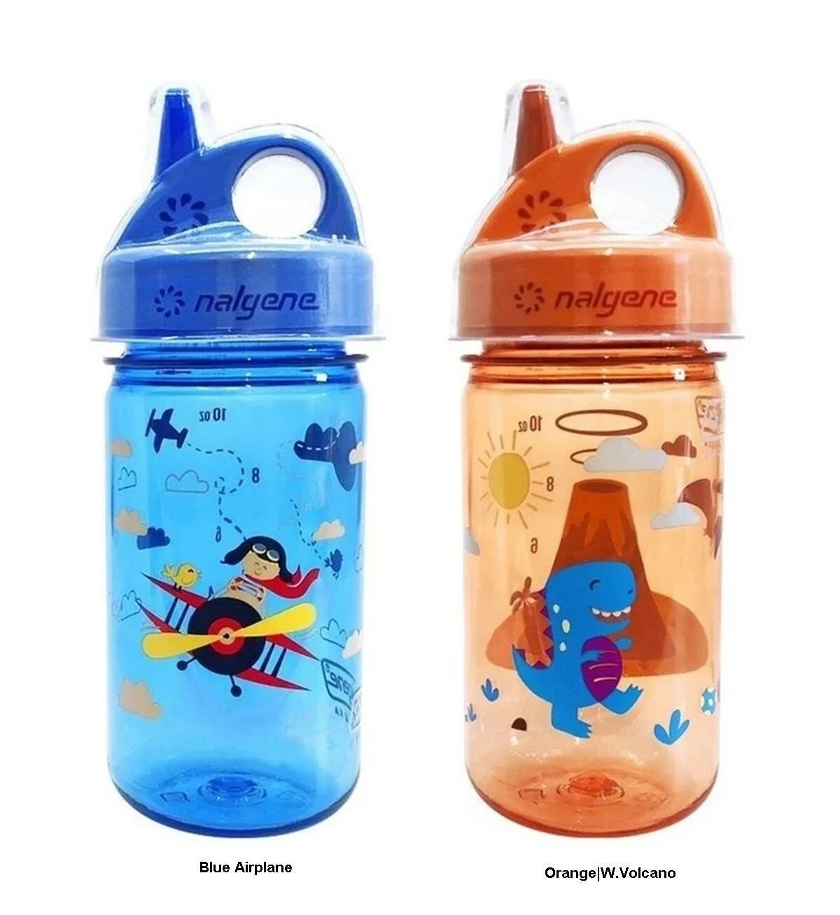 Nalgene 12oz Grip-n-Gulp w/Dust Cover Kids Tritan Suluk