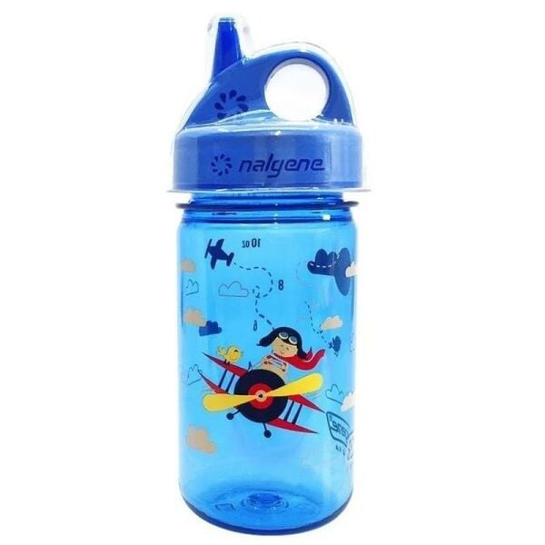 Nalgene 12oz Grip-n-Gulp w/Dust Cover Kids Tritan Suluk