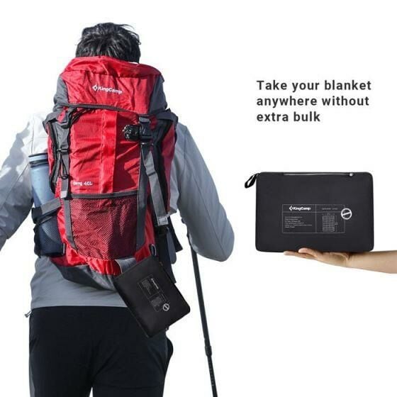 KingCamp Smart Waterproof Blanket-Crimson 540 Uyku Tulumu