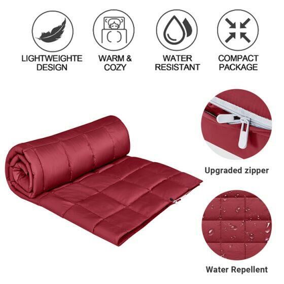 KingCamp Smart Waterproof Blanket-Crimson 540 Uyku Tulumu KIRMIZI