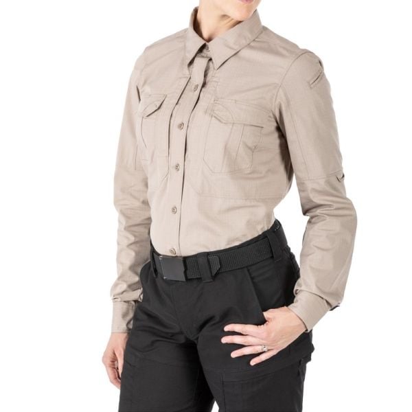 5.11 Stryke Shirt KHaki Uzun Kol Bayan Gömlek