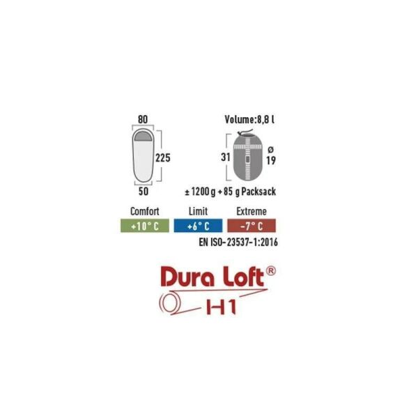 High Peak Lite Pak 1200 Uyku Tulumu -7°C