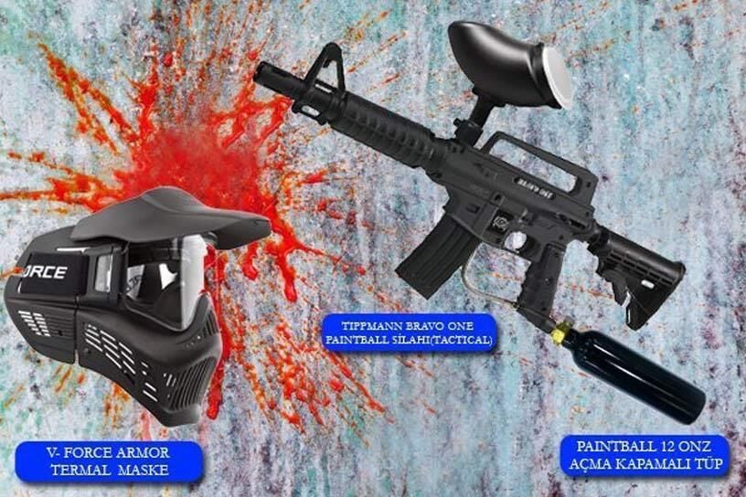 Tippmann Bravo One Elite Paintball İşaretleyicisi Seti