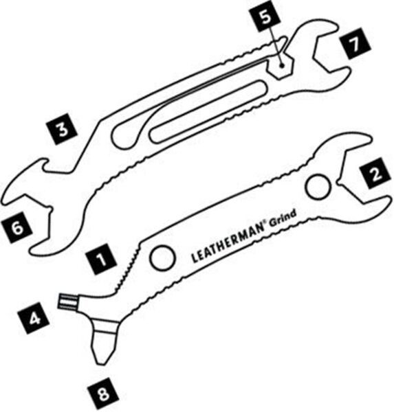 Leatherman Grind Pocket Tools