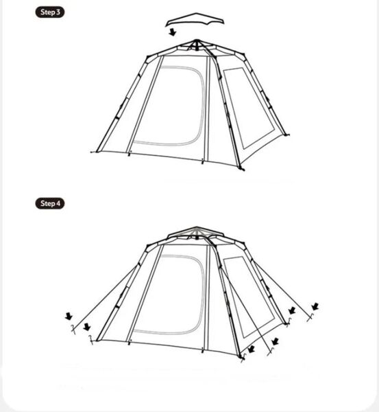 Naturehike Ango Picnic Otomatik Kurulum 3 Kişilik Çadır