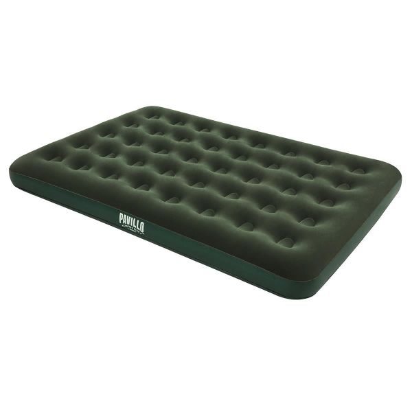 Bestway Pavillo Flocked Air Bed Çift Kişilik Şişme Kamp Yatak Yeşil