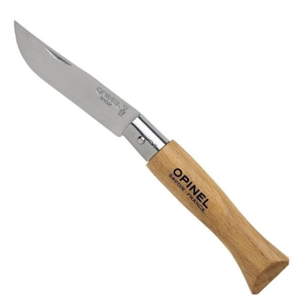 Opinel Inox No 5 Kayın Saplı Paslanmaz Çelik Çakı