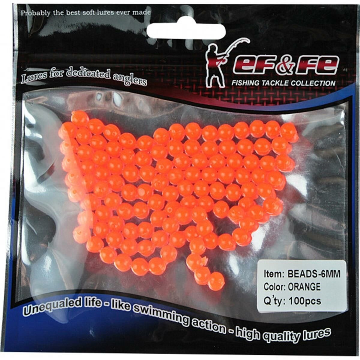 Effe Sasi Bead 6 mm Turuncu TURUNCU