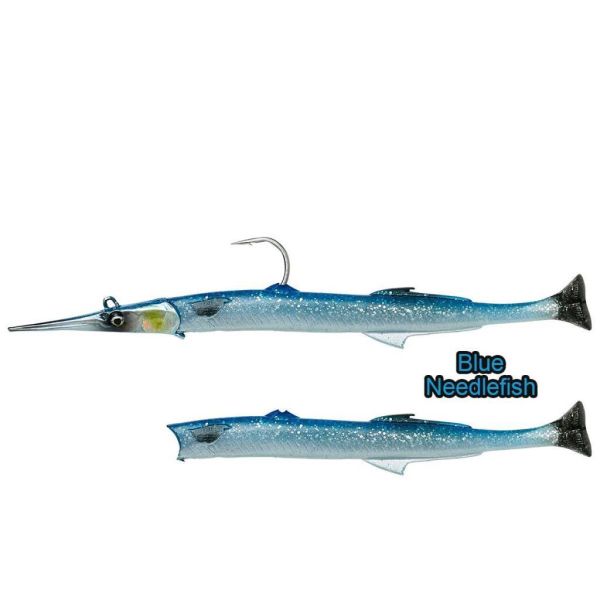 Savage Gear Needlefish Pulsetail 2+1 14cm 12gr Suni Yem Pearl White Silver