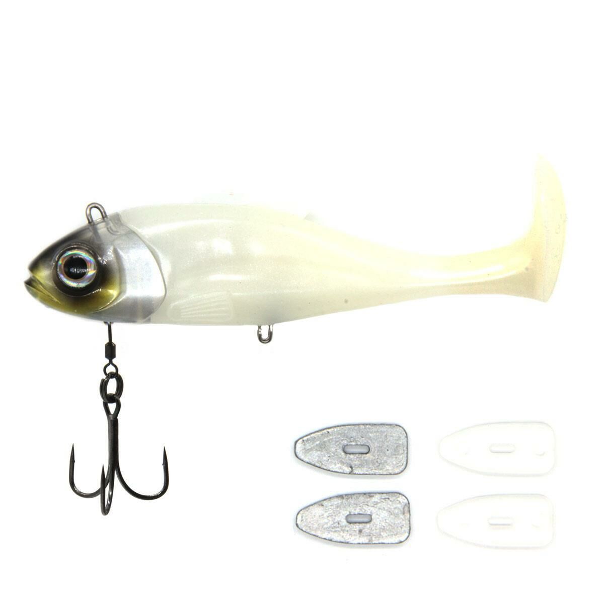 Fiiish Blaster Shad 130mm 38gr Silikon Yem White Coco