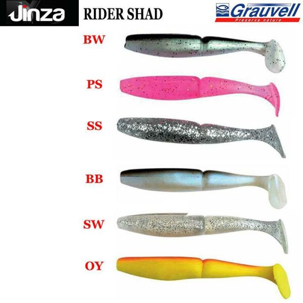 Grauvell Jinza Rider Shad Slikon Yem 12Cm SS