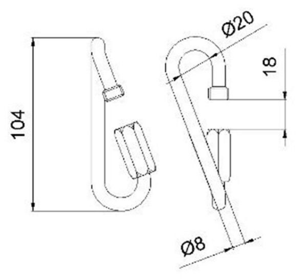 Climbing Technology Twist Çelik Makarası D8 Bolt Vidası