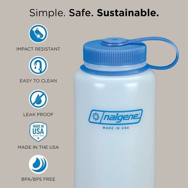 Nalgene 48oz WM Silo Sustain Suluk Aubergine