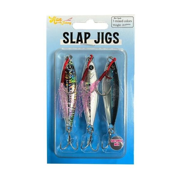 HanFish Slap Jigs 3 Naturel Mix Jig Yem 20 Gr