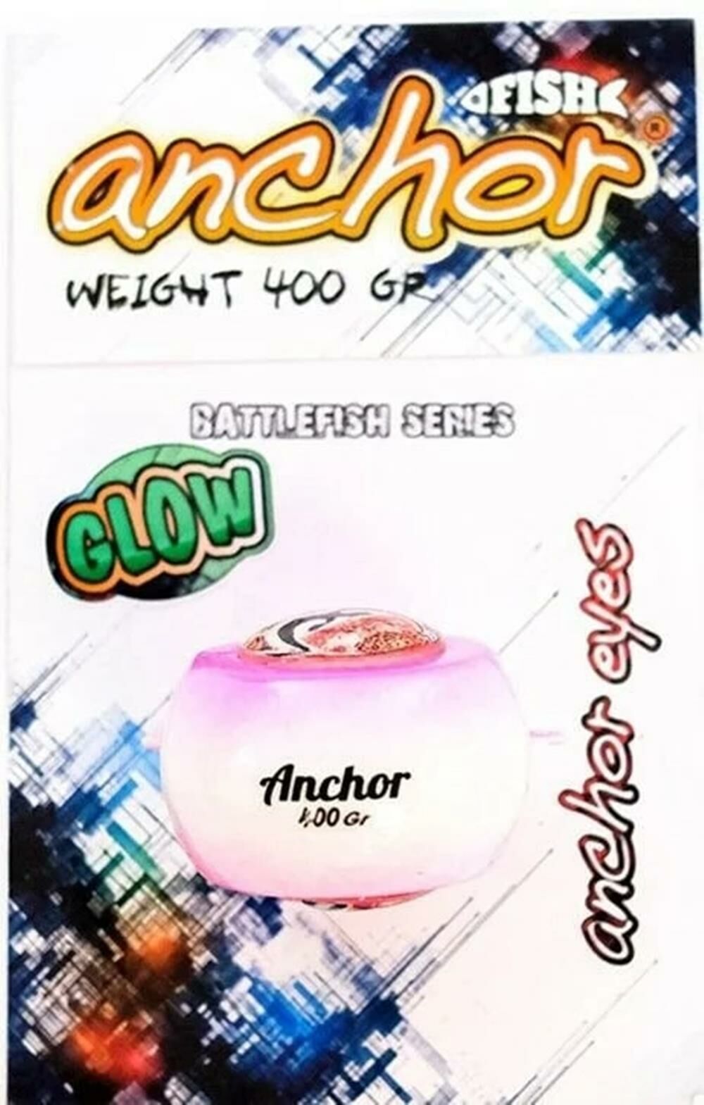 Anchor Melek Gözü [ Glowlu ] PEMBE - 180 Gr