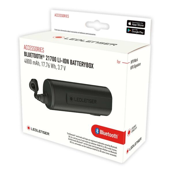 Ledlenser Bluetooth 4800 mAh 21700 Pil