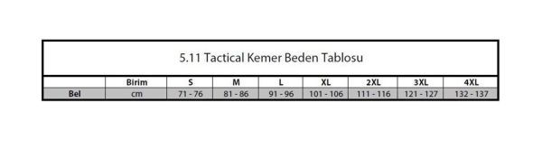 5.11 TDU Pantolon Kemeri Kahve