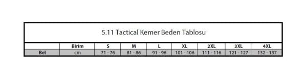 5.11 Traverse Double Buckle Kemer L