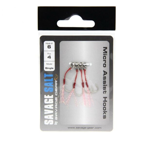 Savage Gear Micro Assist Hooks Olta İğnesi Single 10