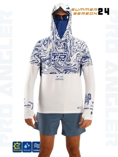 Fujin Pro Angler S24 Buff & Hoodie Izohips Navy L