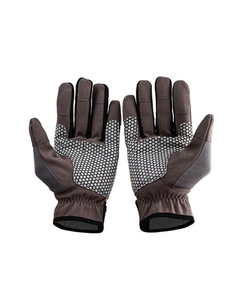 Fujin Pro Angler Trolling Gloves Grey - L/XL