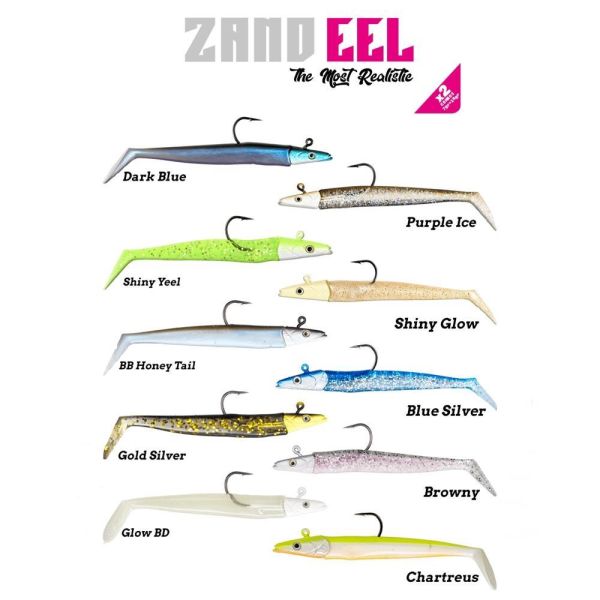 Fujin Zand Eel 11cm 7gr-14gr Double Body+Head Silikon Balık Shiny Yeel