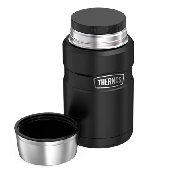 Thermos SK 3020 Çelik Yemek Termosu 710ml. Siyah