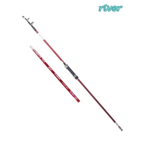 River Sacramento Tele Hybrid 60-135G Karbon Olta Kamışı KIRMIZI - 210 CM