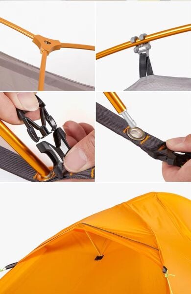 Naturehike Cycling Ultralight Tek Kişilik Kamp Çadırı + Mat