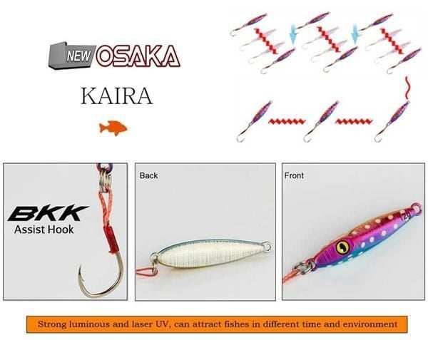 Osaka Kaira Micro Jigging Lure 8 gr Jig Yem