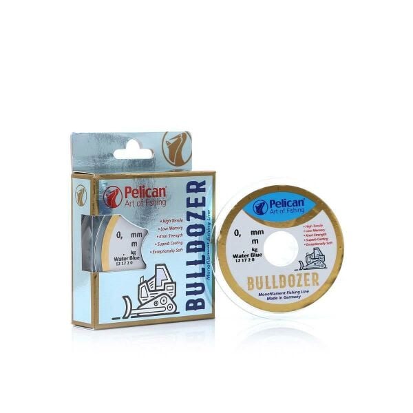 Pelican Bulldozer Water Blue Monoflament Olta Misinası 150mt Water Blue - 0,45 MM