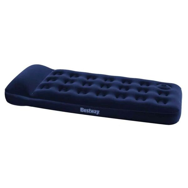 Bestway Pavillo Twin Flocked Air Bed Tek Kişilik Şişme Kamp Yatak Lacivert