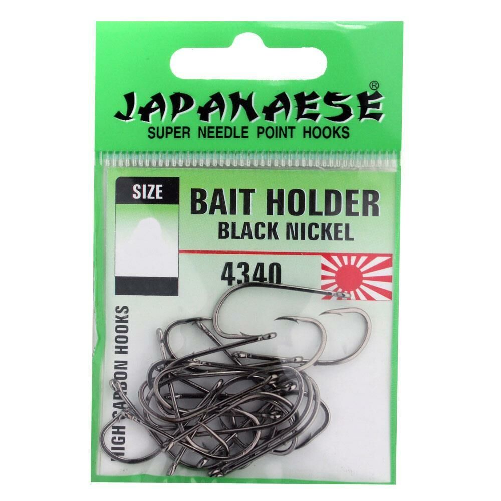 Japanese Bait Holder Black Nikel Olta İğnesi NO:1/0 - Black Nickel