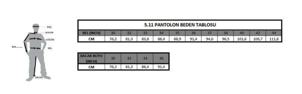 5.11 Ridgeline Pantolon Stone