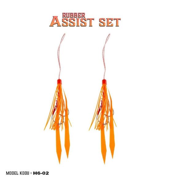 Fujin Tai Rubber Hazır Skirt Assist Set ( H6 ) SARI/MAVİ