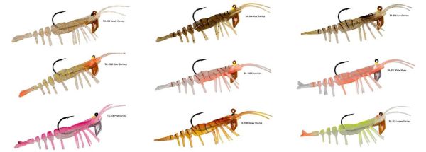 Hanfish Teke Shrimp Karides 75 mm 7 gr Silikon Yem Lemon Shrimp