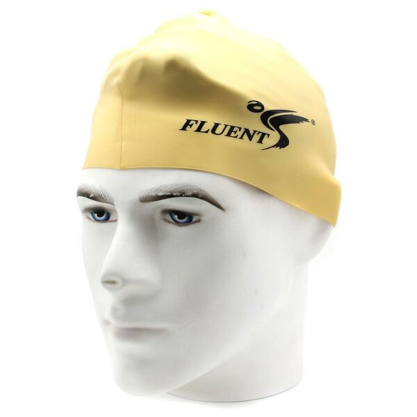 Fluent Çantalı Renkli Silikon Swim Cap Yüzücü Bone