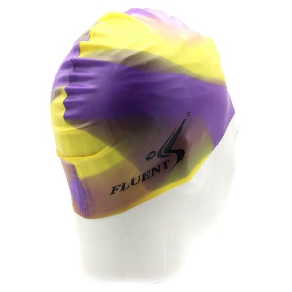 Fluent Çantalı Renkli Silikon Swim Cap Yüzücü Bone