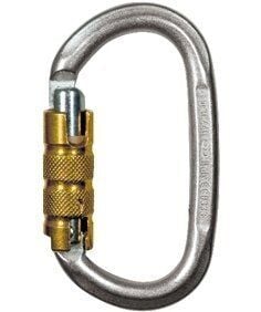 Climbing Technology C/F Tri-Lock Çelik Oval Karabina