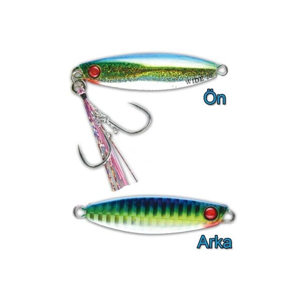 Hayabusa Jack Eye Shot Slow Wide 20gr Jig Yem ZEBRA GLOW