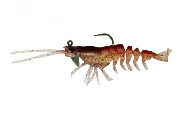 Savage Gear 3D Shrimp RTF 9 cm 7 gr Sinking Silikon Karides Yem (2 Adet) GHOST