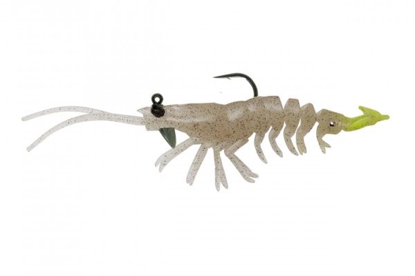 Savage Gear 3D Shrimp RTF 9 cm 7 gr Sinking Silikon Karides Yem (2 Adet) GHOST