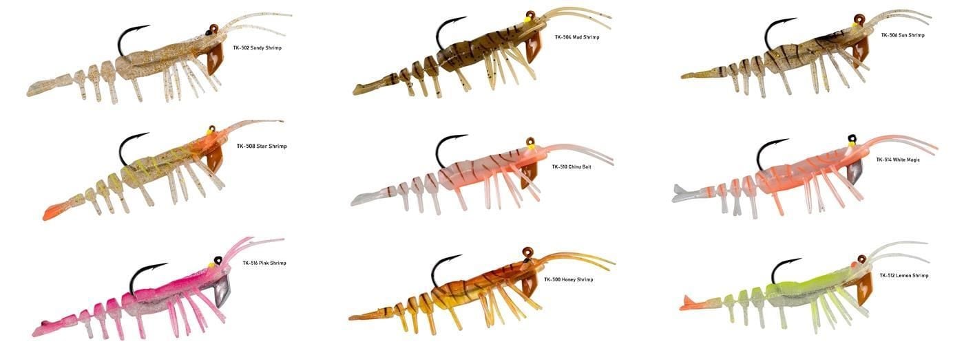 Hanfish Teke Shrimp Karides 75 mm 7 gr Silikon Yem Lemon Shrimp