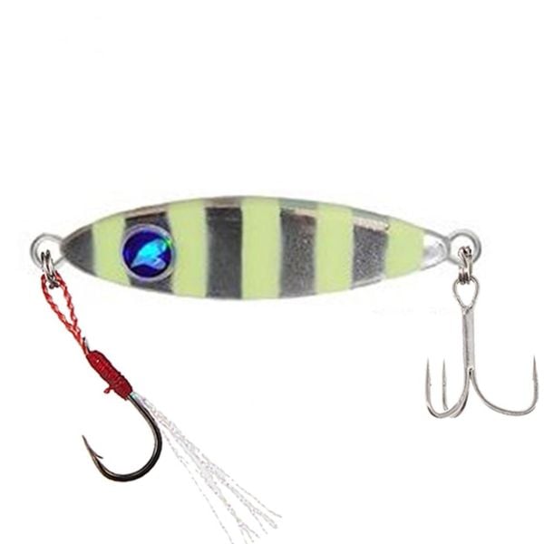 BlueBlue SeaRide 6Gr Mini Jig Yem ZEBRA GLOW